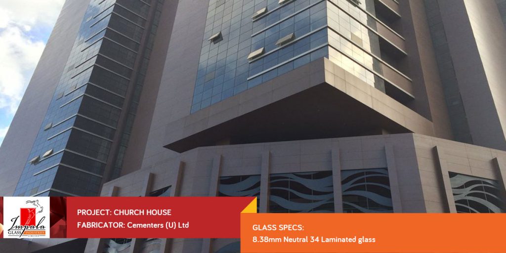 Glass
8.38mm Neutral 34 Laminated glass
Fabricator
Cementers (U) Ltd