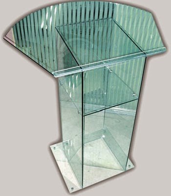 long rectangle glass container