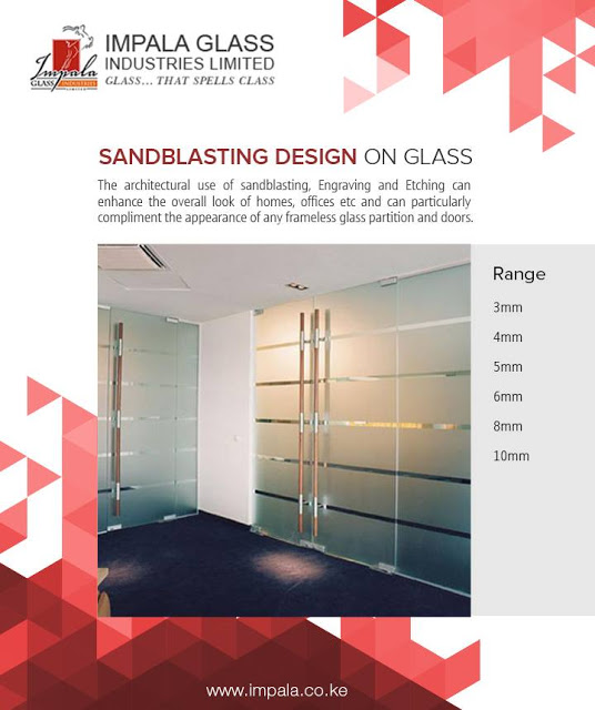 sandblasting design on glass