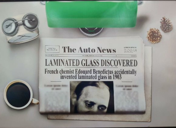 laminated glass discovered